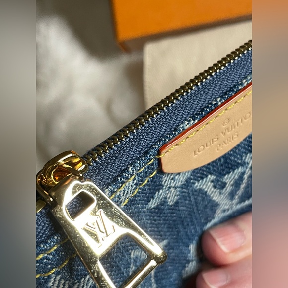 Louis Vuitton Denim remix Key holder with Pouch New Full set - Picture 4 of 12